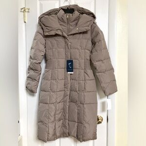 Cole Haan down long jacket, XS NWT